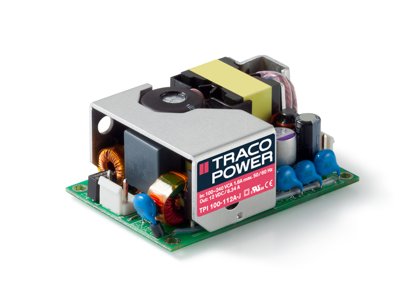 TPI 100 Series AC/DC 100W 加强隔离3000VDC