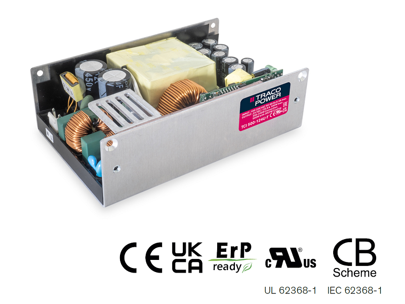 TRACO-500W AC-DC工业电源